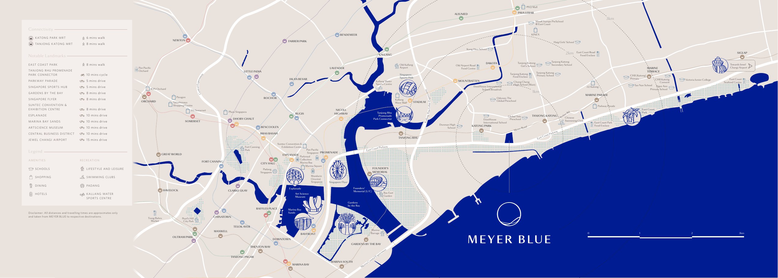 Meyer Blue location map